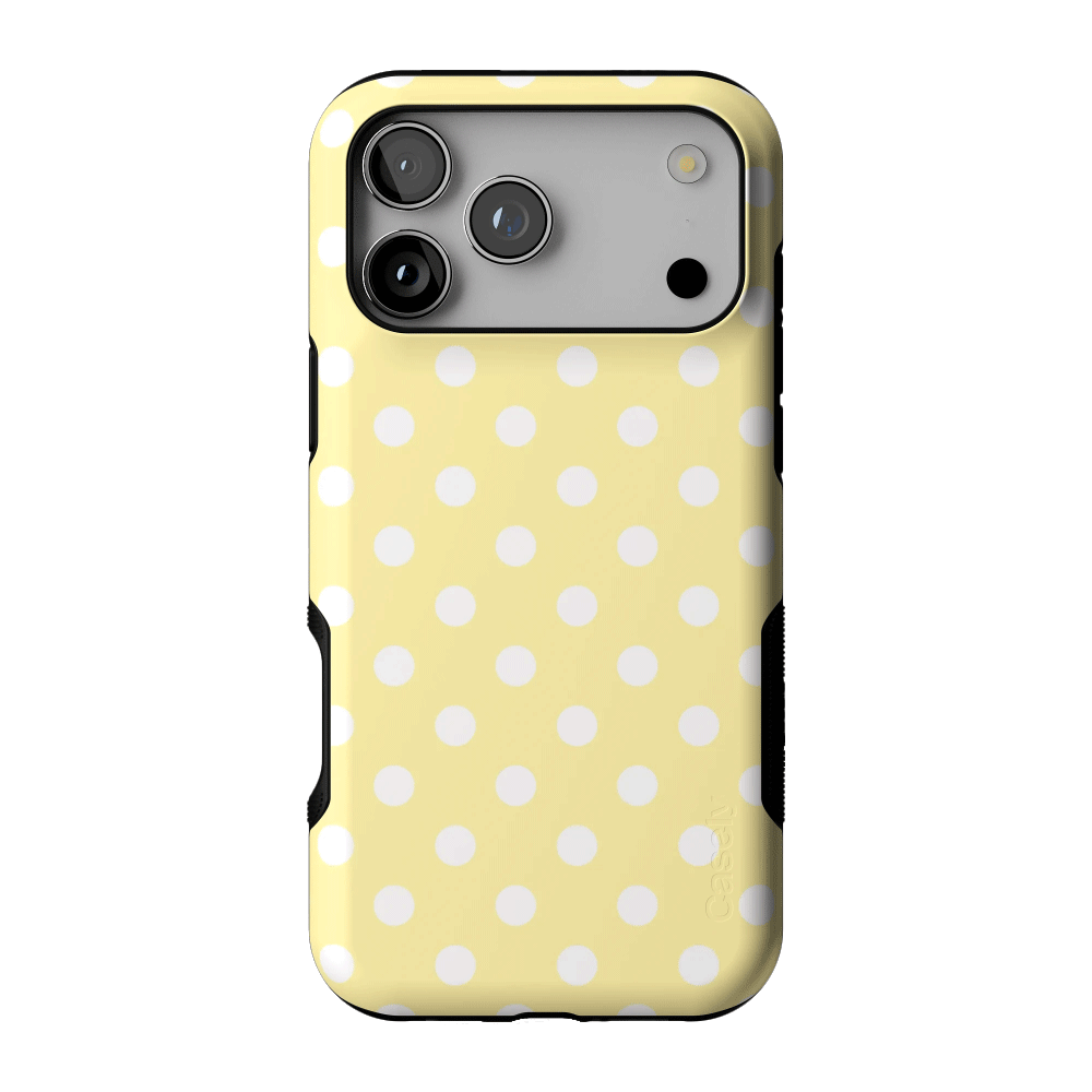 Spotted in SoHo | Yellow Polka Dot Case
