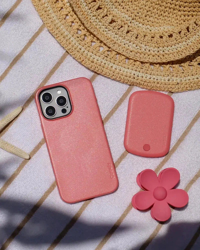 Starfish Wishes | Coral Pink Shimmer Case iPhone Case get.casely