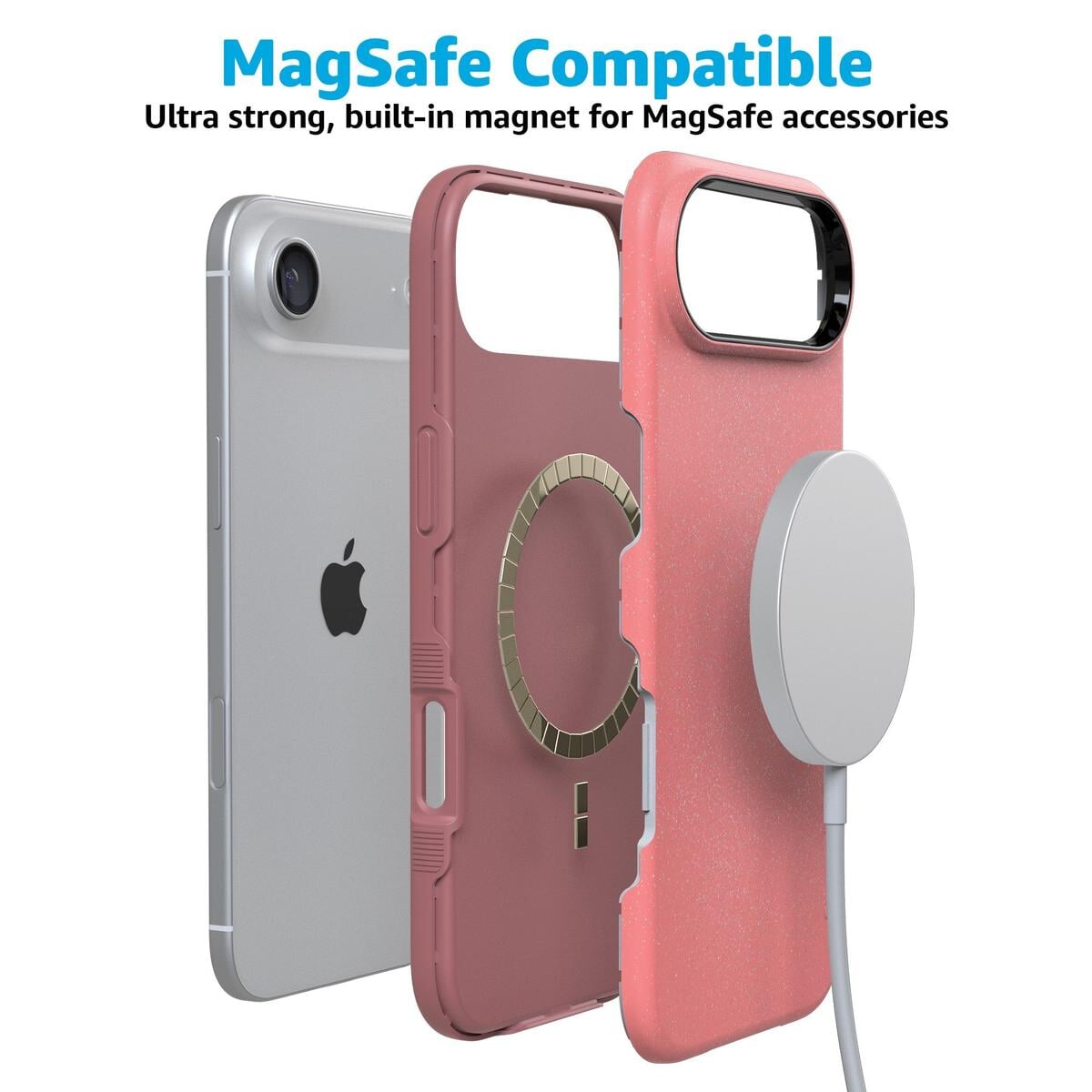 Starfish Wishes | Coral Pink Shimmer Case iPhone Case get.casely