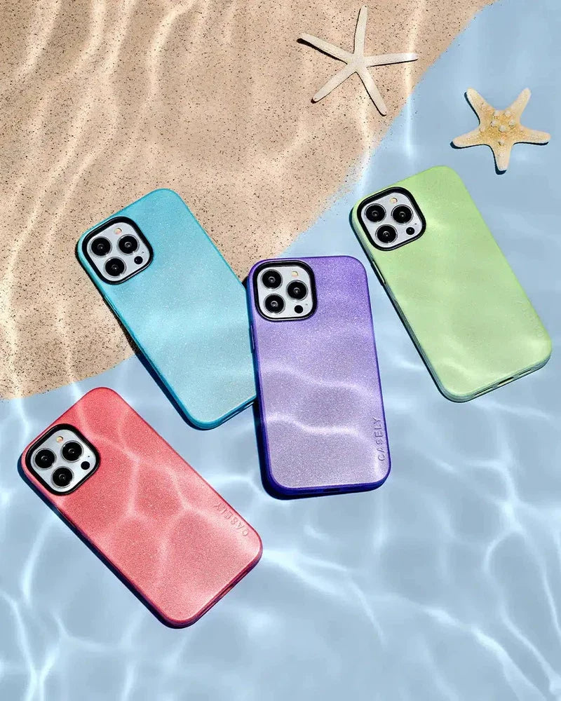 Starfish Wishes | Coral Pink Shimmer Case iPhone Case get.casely