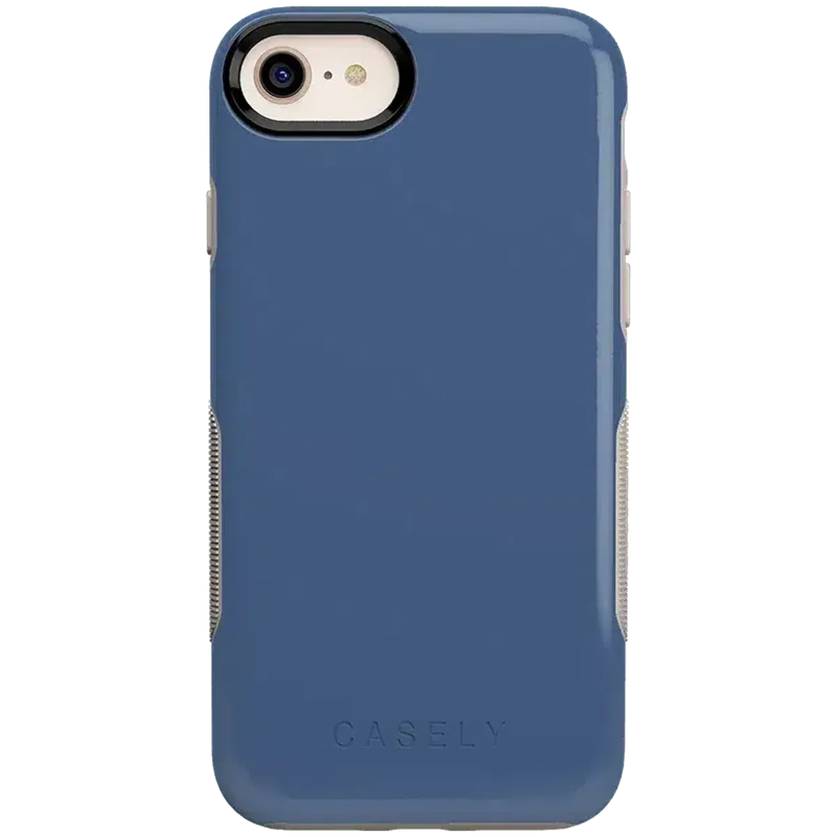 Steel Blue on Nude | Ultra-Protective Bold Case iPhone Case get.casely Bold iPhone 6/7/8
