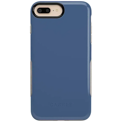 Steel Blue on Nude | Ultra-Protective Bold Case iPhone Case get.casely