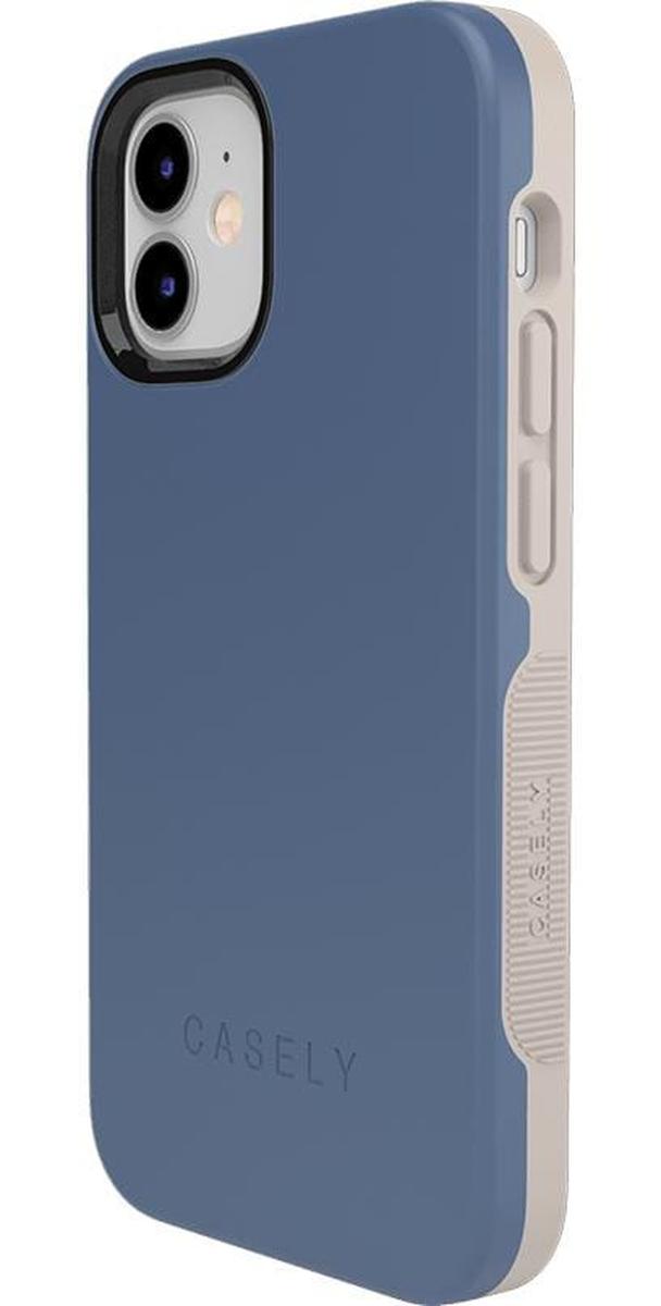 Steel Blue on Nude | Ultra-Protective Bold Case iPhone Case get.casely