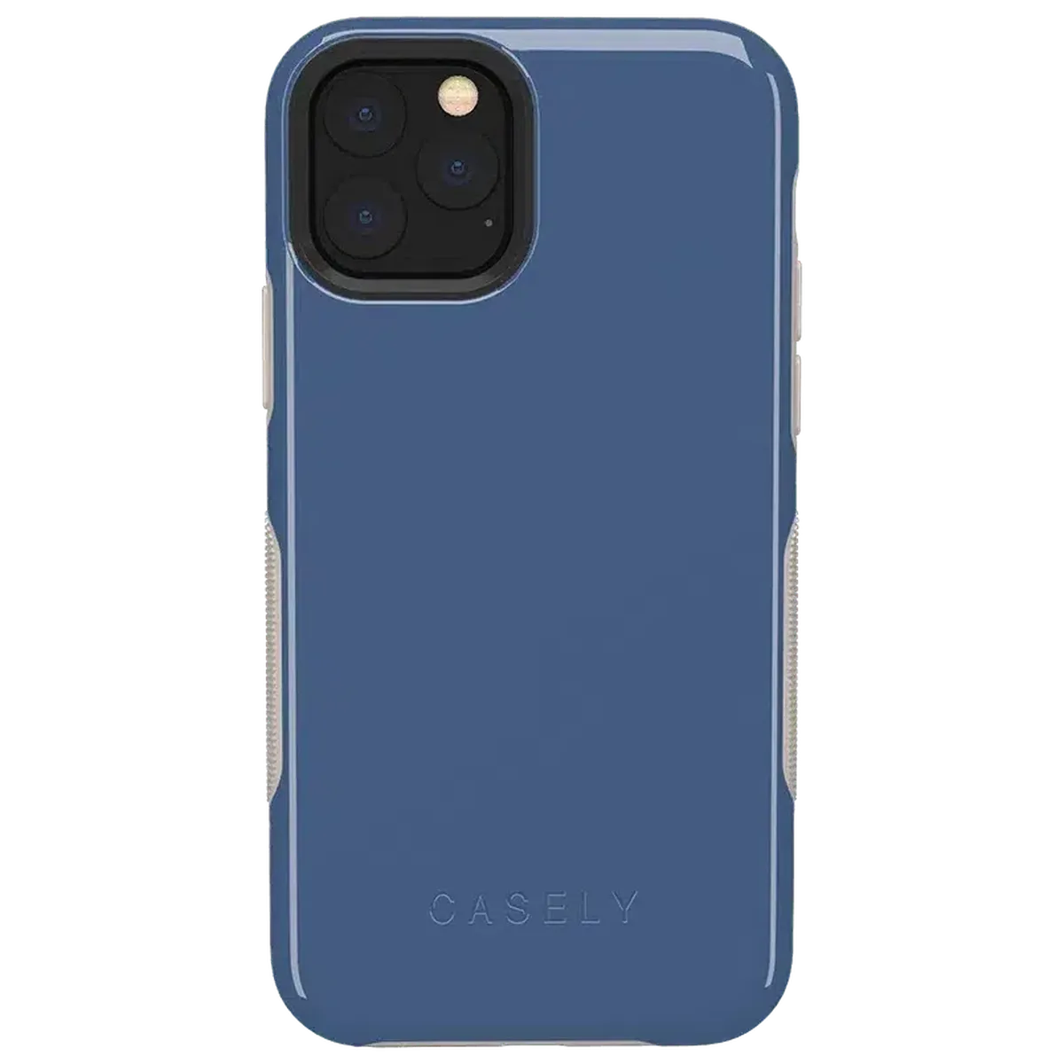 Steel Blue on Nude | Ultra-Protective Bold Case iPhone Case get.casely