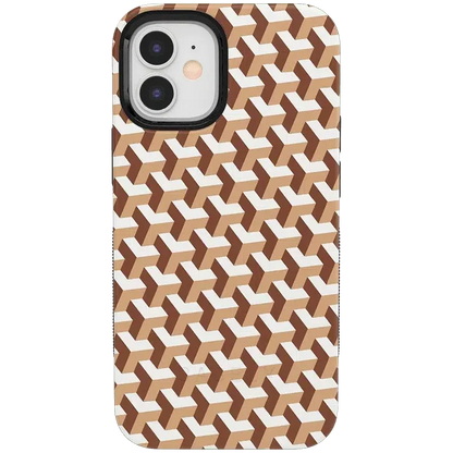 Step It Up | Abstract Geo Case iPhone Case get.casely Bold + MagSafe® iPhone 12