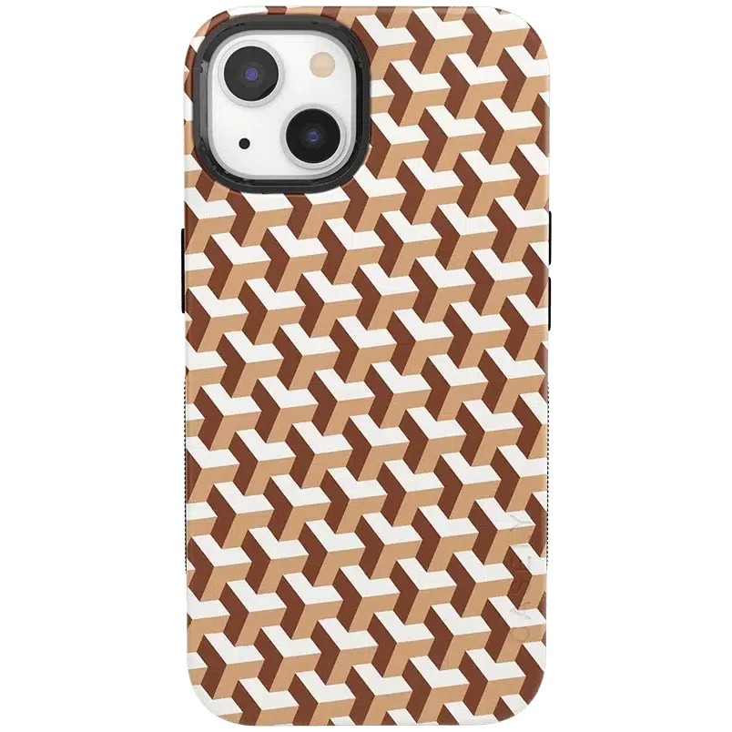 Step It Up | Abstract Geo Case iPhone Case get.casely Bold + MagSafe® iPhone 13