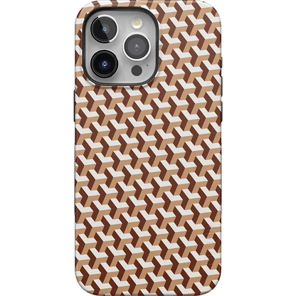 Step It Up | Abstract Geo Case iPhone Case get.casely Bold + MagSafe® iPhone 15 Pro Max