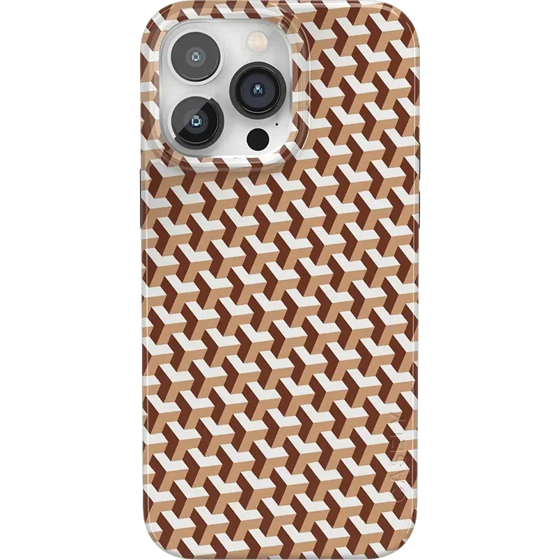 Step It Up | Abstract Geo Case iPhone Case get.casely Classic + MagSafe® iPhone 14 Pro Max