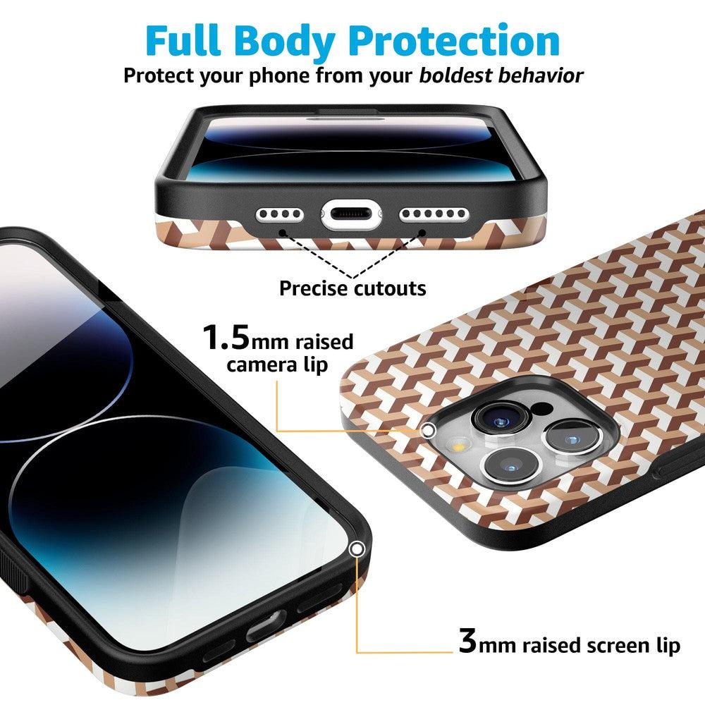 Step It Up | Abstract Geo Case iPhone Case get.casely