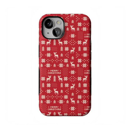 Stocking Stuffer | Christmas Knit Case Phone Case Casetry Bold Flex + MagSafe® iPhone 13