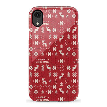 Stocking Stuffer | Christmas Knit Case Phone Case Casetry Essential iPhone X / XS