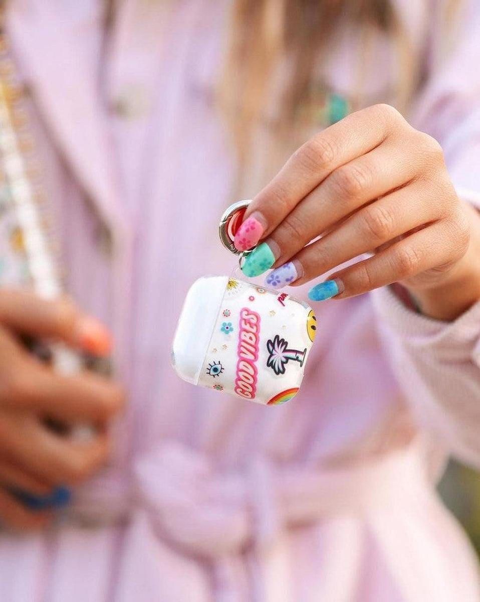 Stuck on U | Festival Sticker Floral AirPods Case AirPods Case get.casely
