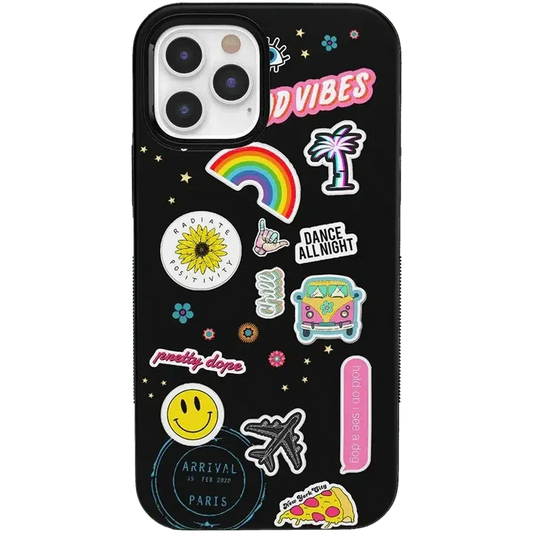 Stuck on U | Festival Sticker Floral Case iPhone Case get.casely Bold iPhone 12 Pro