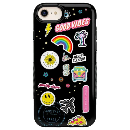 Stuck on U | Festival Sticker Floral Case iPhone Case get.casely Bold iPhone 6/7/8
