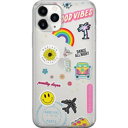 Stuck on U | Festival Sticker Floral Case iPhone Case get.casely Classic iPhone 11 Pro