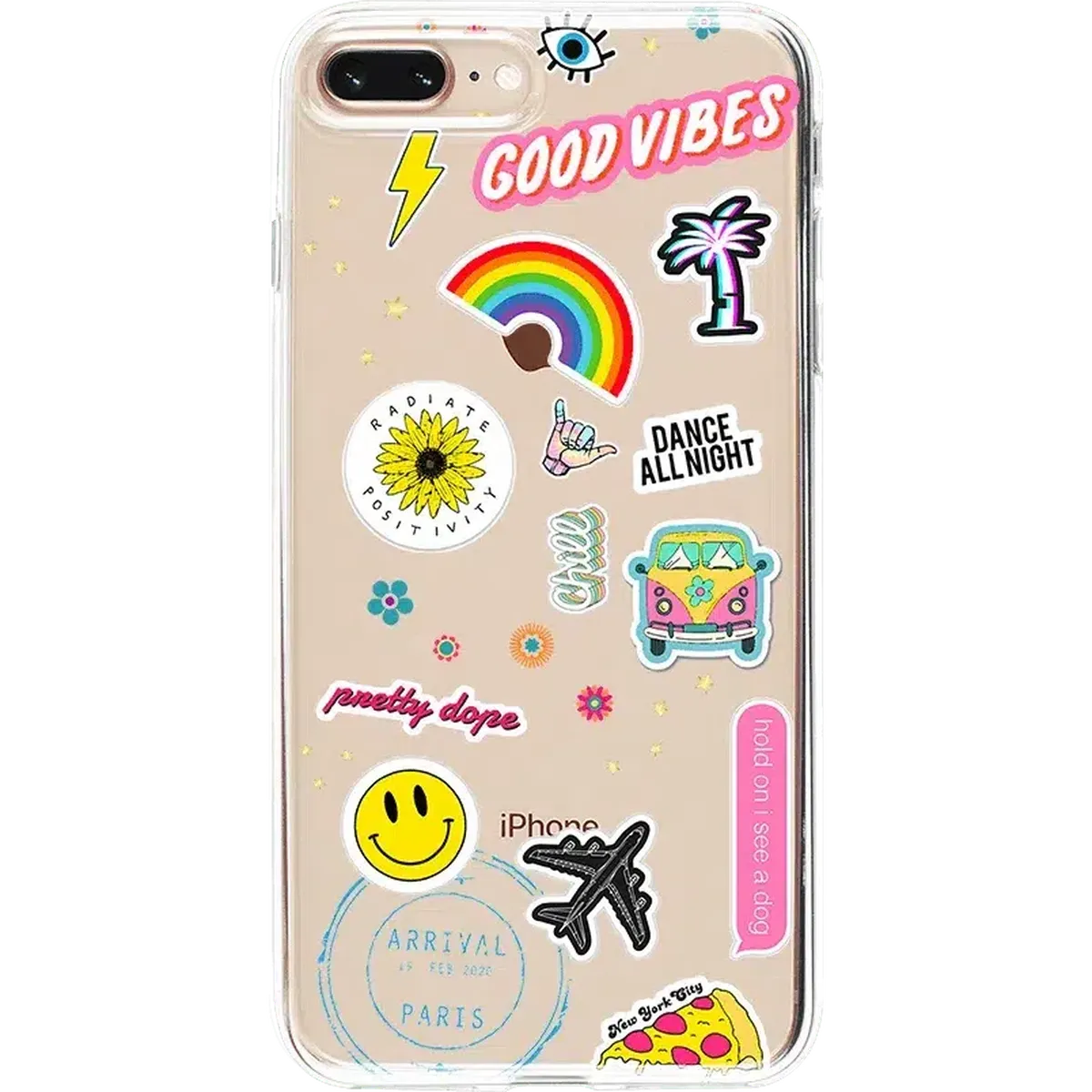 Stuck on U | Festival Sticker Floral Case iPhone Case get.casely Classic iPhone 6/7/8 Plus