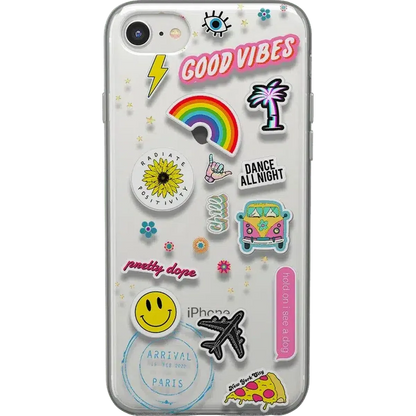 Stuck on U | Festival Sticker Floral Case iPhone Case get.casely Classic iPhone 6/7/8