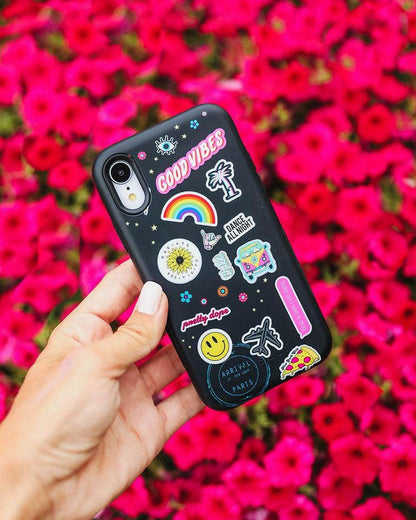 Stuck on U | Festival Sticker Floral Case iPhone Case get.casely