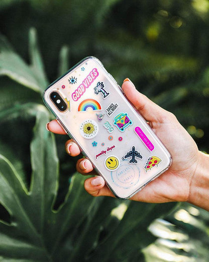 Stuck on U | Festival Sticker Floral Case iPhone Case get.casely