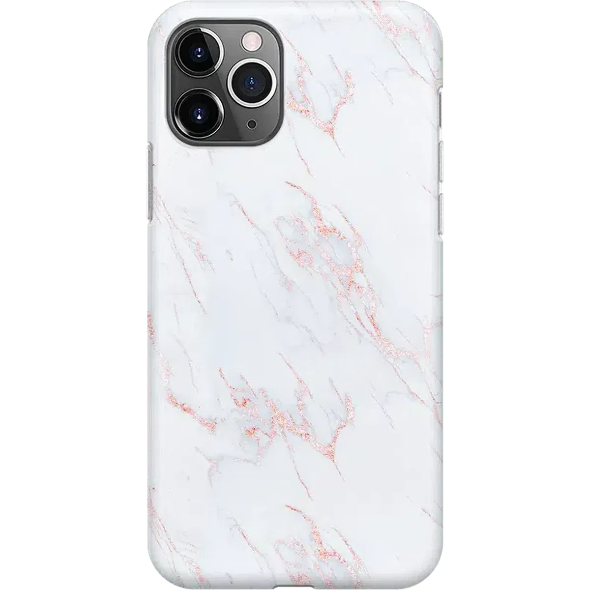 Subtle Blush | White and Pink Marble Case iPhone Case get.casely Classic iPhone 11 Pro