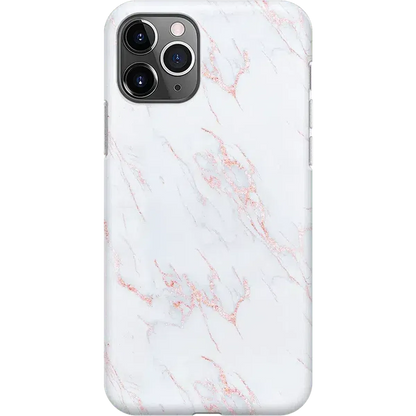 Subtle Blush | White and Pink Marble Case iPhone Case get.casely Classic iPhone 11 Pro