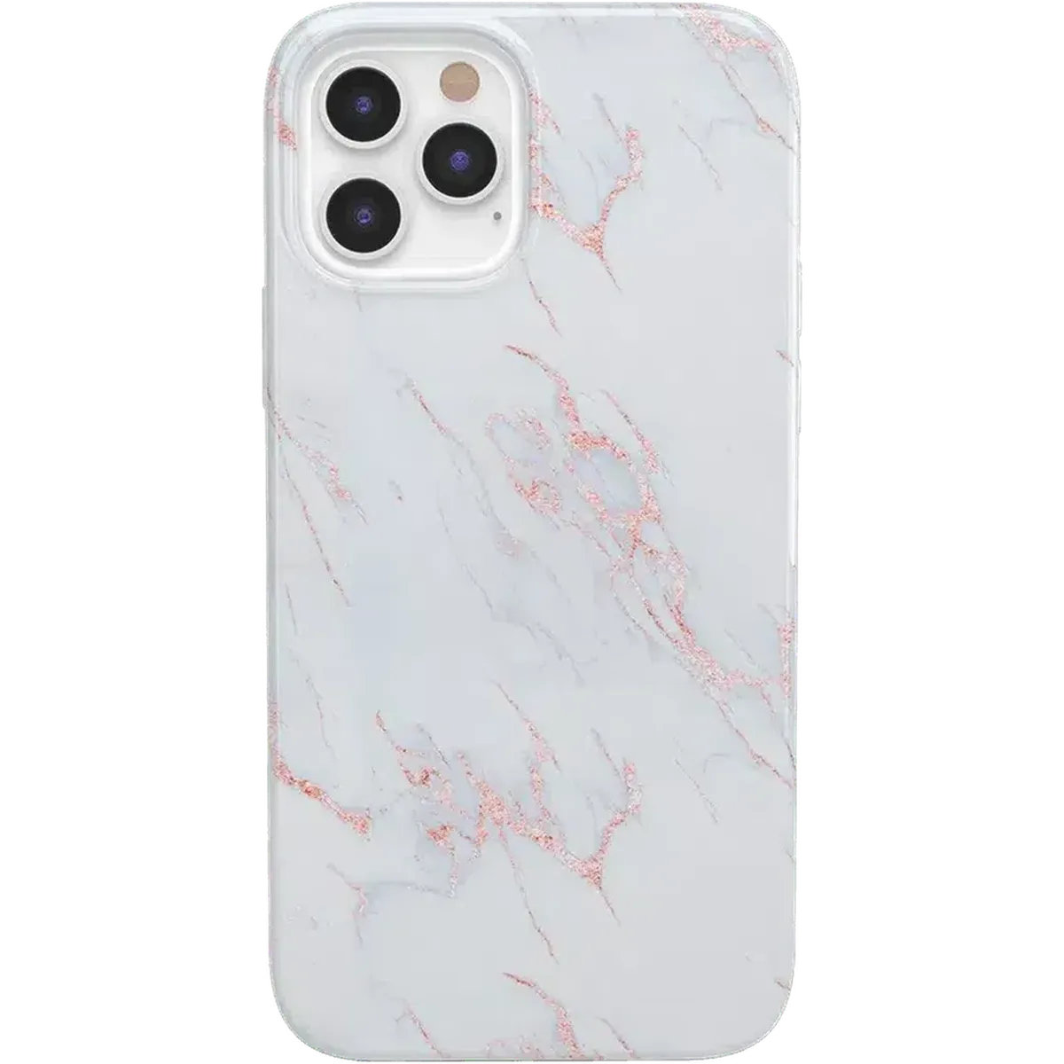 Subtle Blush | White and Pink Marble Case iPhone Case get.casely Classic iPhone 12 Pro
