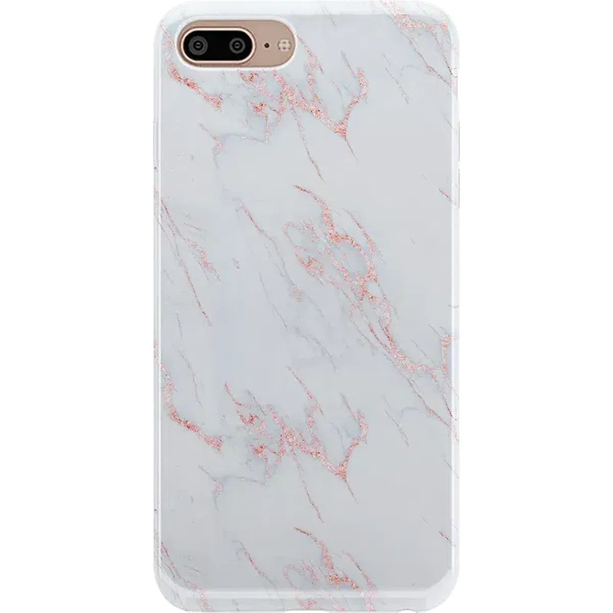 Subtle Blush | White and Pink Marble Case iPhone Case get.casely Classic iPhone 6/7/8 Plus