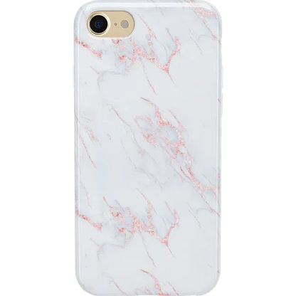 Subtle Blush | White and Pink Marble Case iPhone Case get.casely Classic iPhone 6/7/8