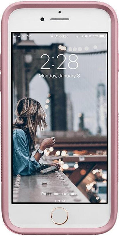 Subtle Blush | White and Pink Marble Case iPhone Case get.casely