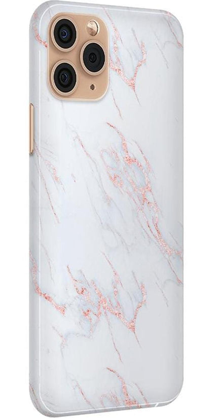 Subtle Blush | White and Pink Marble Case iPhone Case get.casely