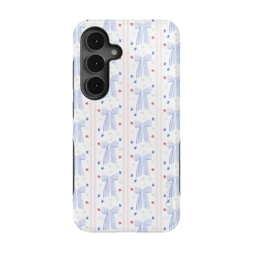 Summer Bows | Coquette Case Phone Case Casetry Bold Flex + MagSafe® Galaxy S25