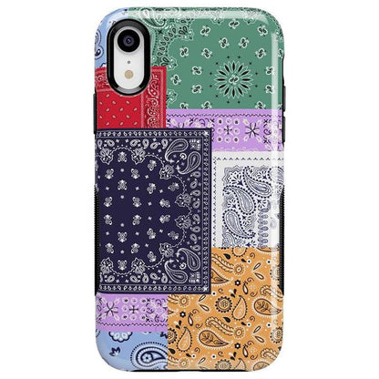 Swatch It Up | Patchwork Bandana Case iPhone Case get.casely Bold iPhone XR