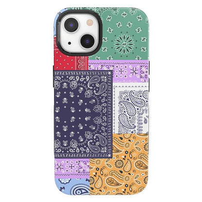 Swatch It Up | Patchwork Bandana Case iPhone Case get.casely Bold + MagSafe® iPhone 13