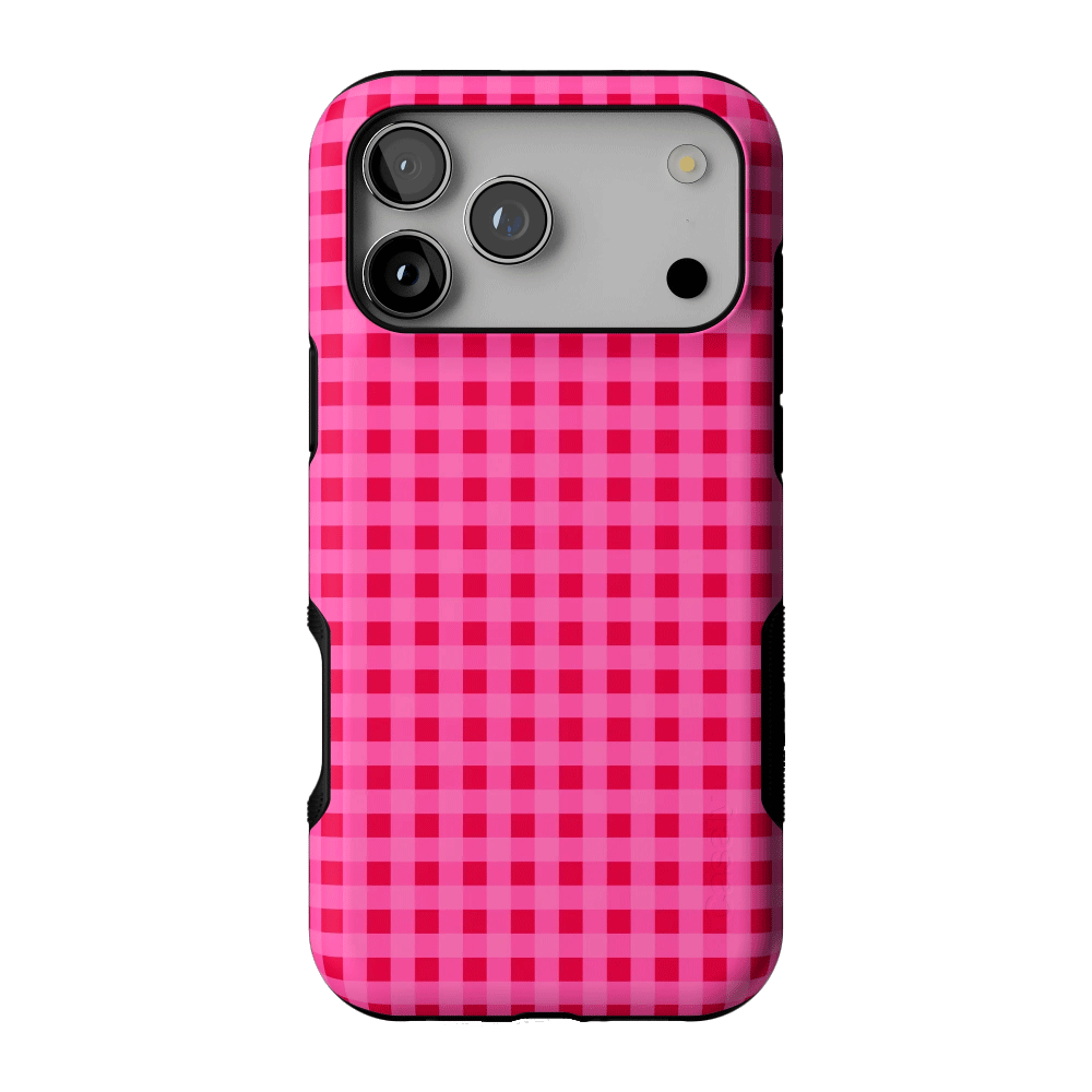 Sweet Jam | Hot Pink Gingham Case