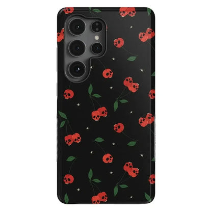 Sweet Revenge | Cherry Skulls Case Phone Case Casetry Bold Flex + MagSafe® Galaxy S25 Ultra
