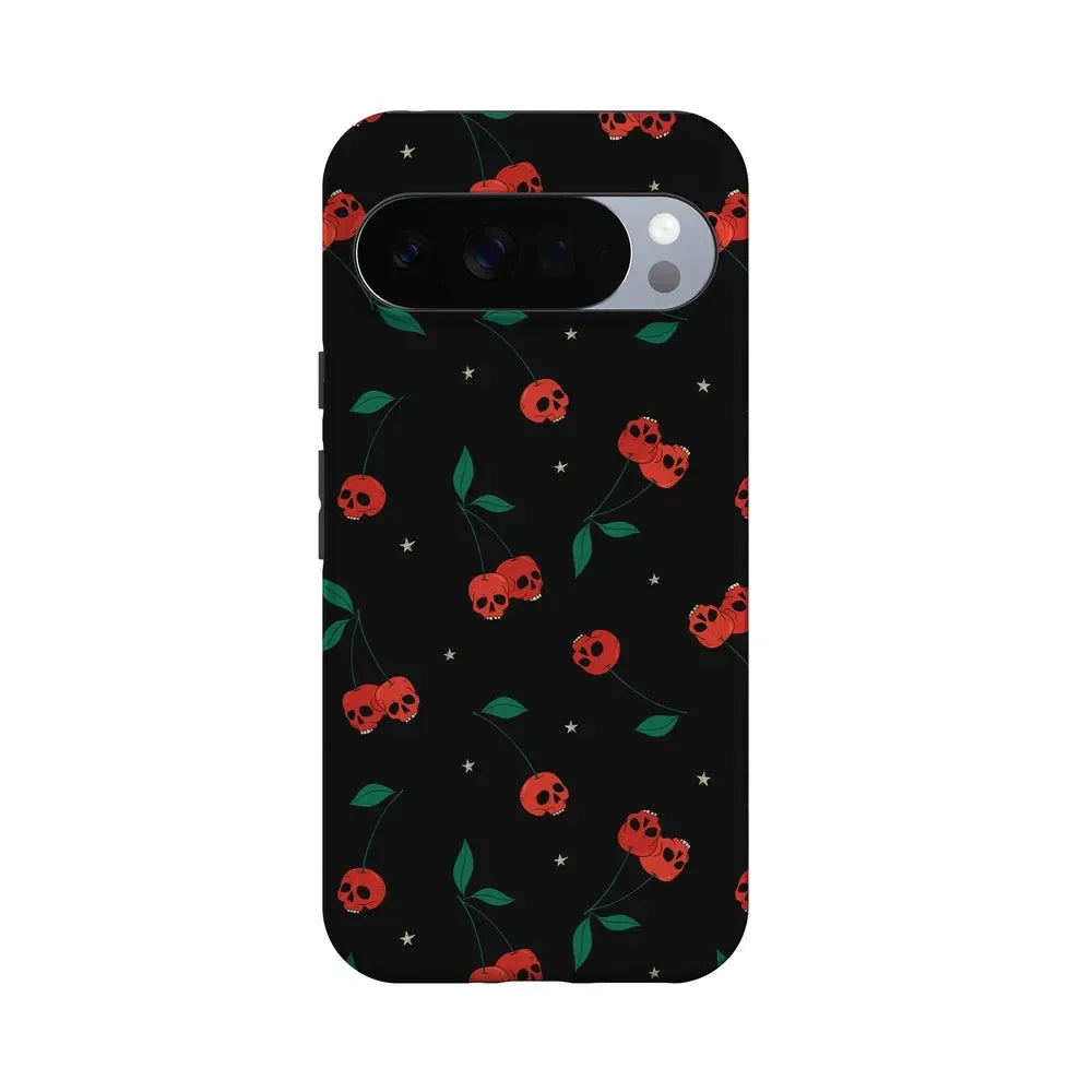 Sweet Revenge | Cherry Skulls Case Phone Case Casetry Essential + MagSafe® Google Pixel 10 Pro XL