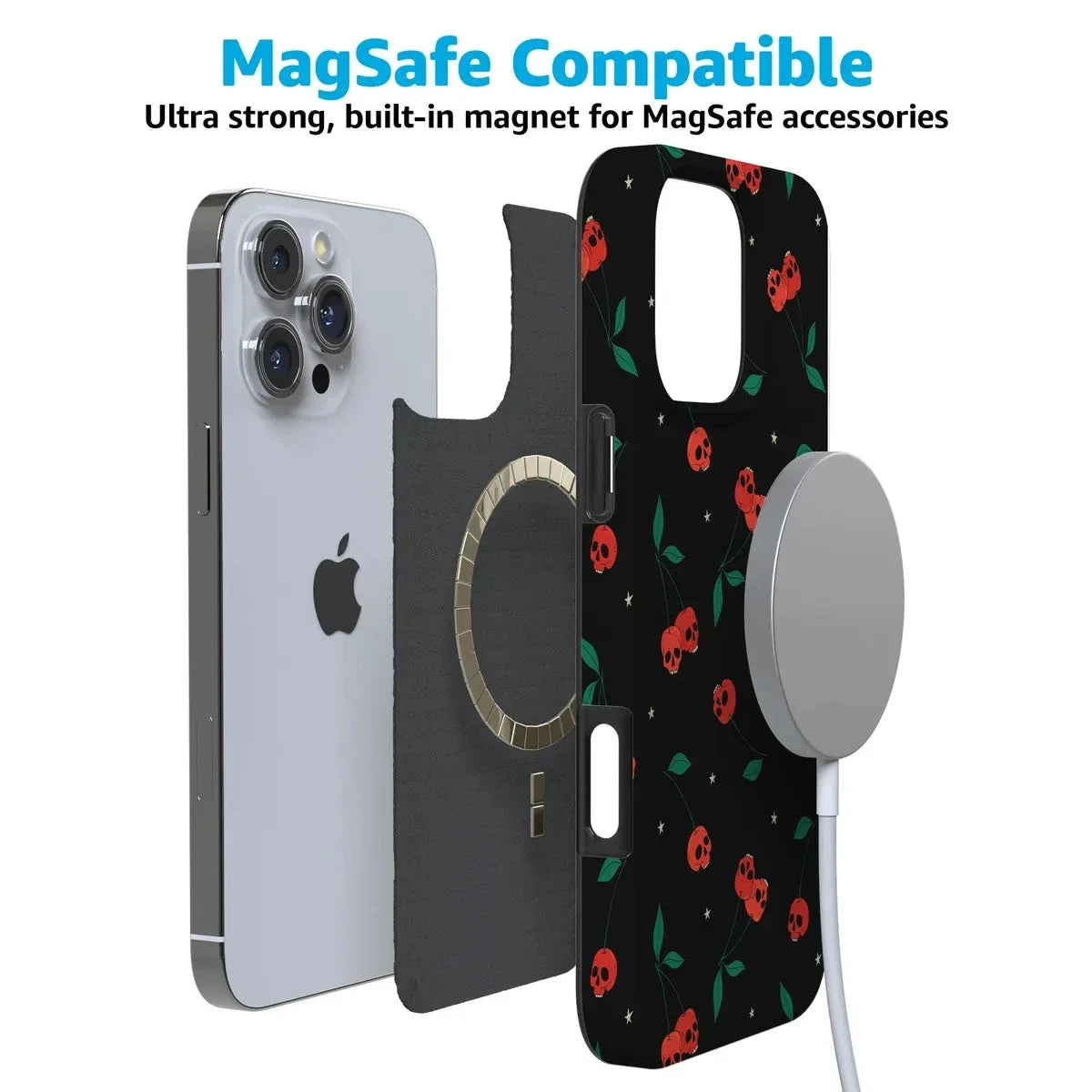 Sweet Revenge | Cherry Skulls Case Phone Case Casetry
