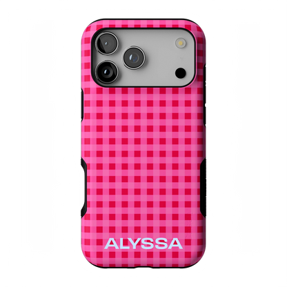 Sweet Jam | Hot Pink Gingham Case