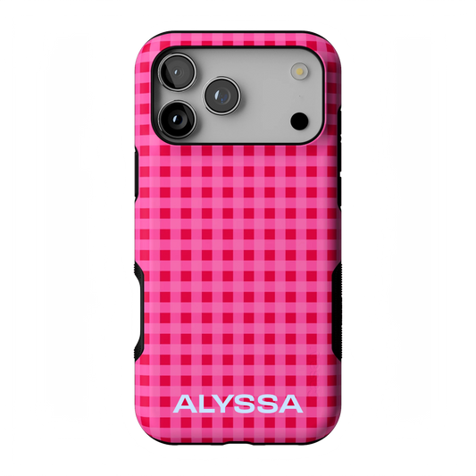 Sweet Jam | Hot Pink Gingham Case
