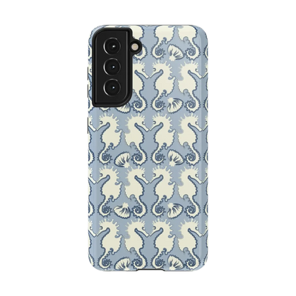 Seahorse Drift | Coastal Blues Case - Galaxy S21