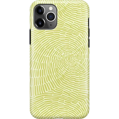 Swirl Away | Tea Green Geometric Case iPhone Case get.casely Classic iPhone 11 Pro Max