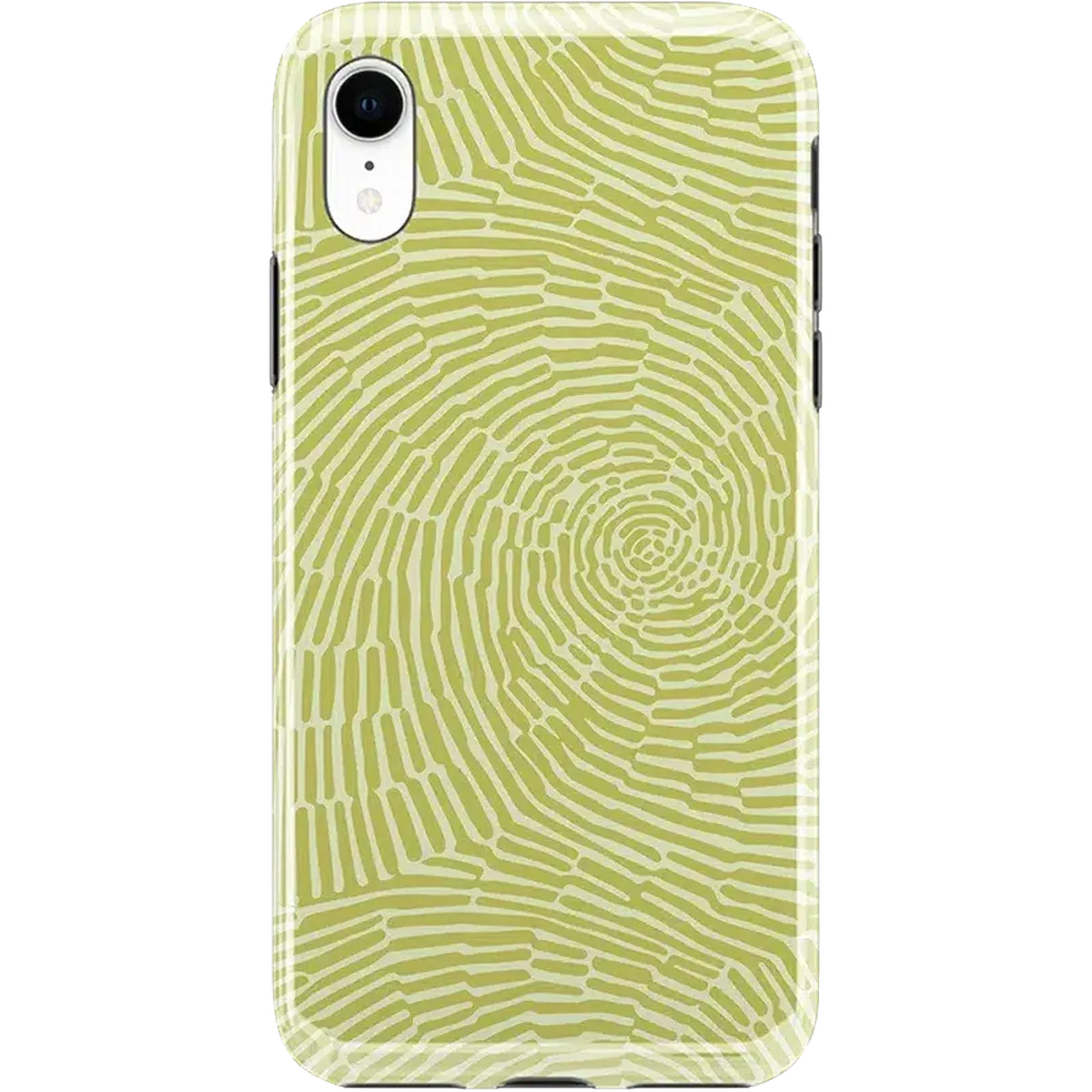 Swirl Away | Tea Green Geometric Case iPhone Case get.casely Classic iPhone XR