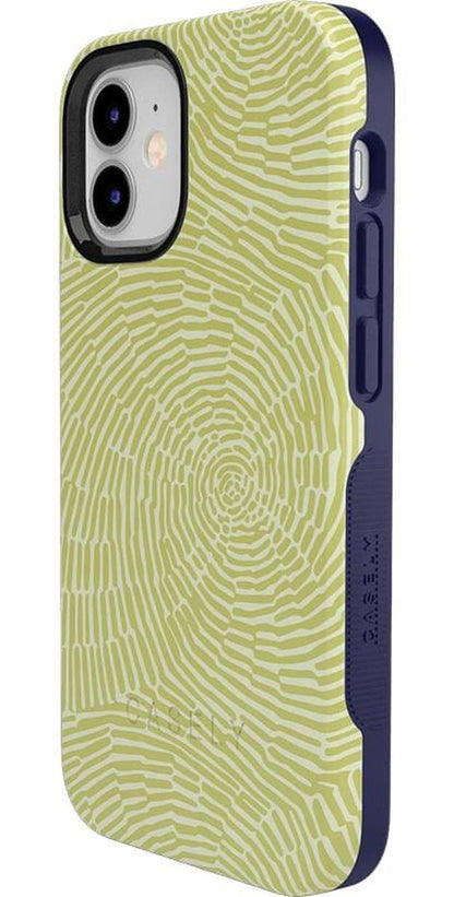 Swirl Away | Tea Green Geometric Case iPhone Case get.casely