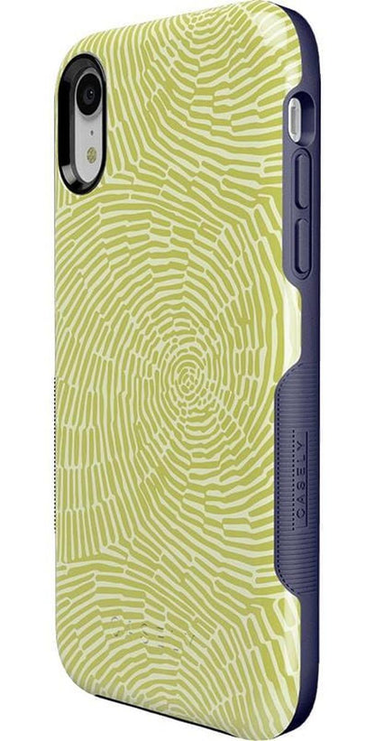 Swirl Away | Tea Green Geometric Case iPhone Case get.casely