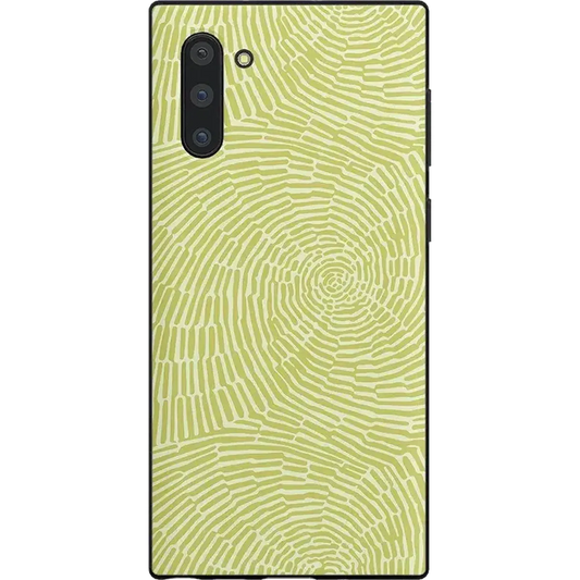 Swirl Away | Tea Green Geometric Samsung Case Samsung Case get.casely Classic Galaxy Note 10 Plus