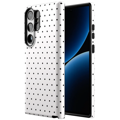 On the Dot | Black Polka Dot Case