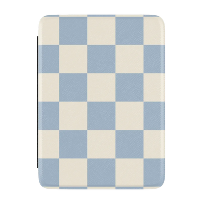 Fit Check | Light Blue Checkerboard Kindle Case