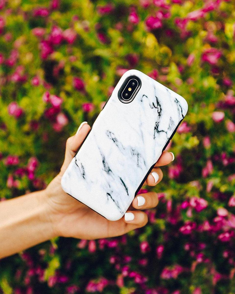 Take Me for Granite | White Marble Case iPhone Case get.casely