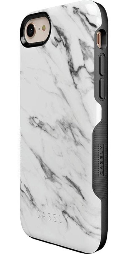 Take Me for Granite | White Marble Case iPhone Case get.casely