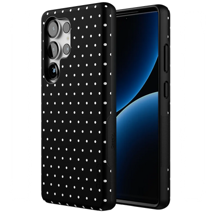On the Dot | White Polka Dot Case